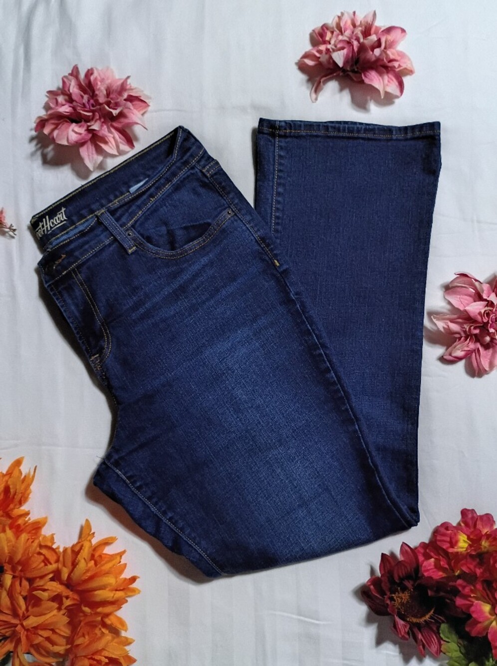 Old Navy Women's Dark Blue Flare Jeans